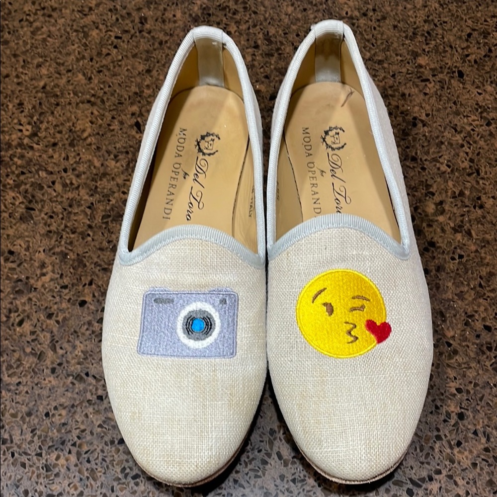 Del Toro Emoji Loafers Size 71/2